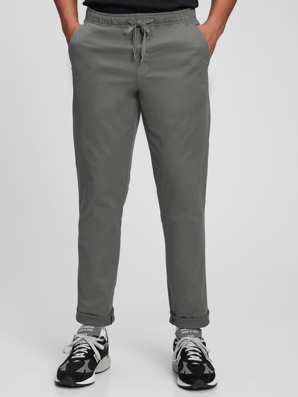 GAP Grey men's trousers GAP with elastic waistband GapFlex