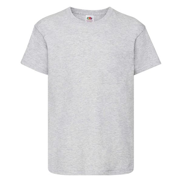 Fruit of the Loom Grey T-shirt for Children Original Fruit of the Loom