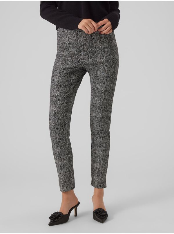 AWARE by VERO MODA Grey Women Patterned Pants AWARE by VERO MODA Gracelynn - Women