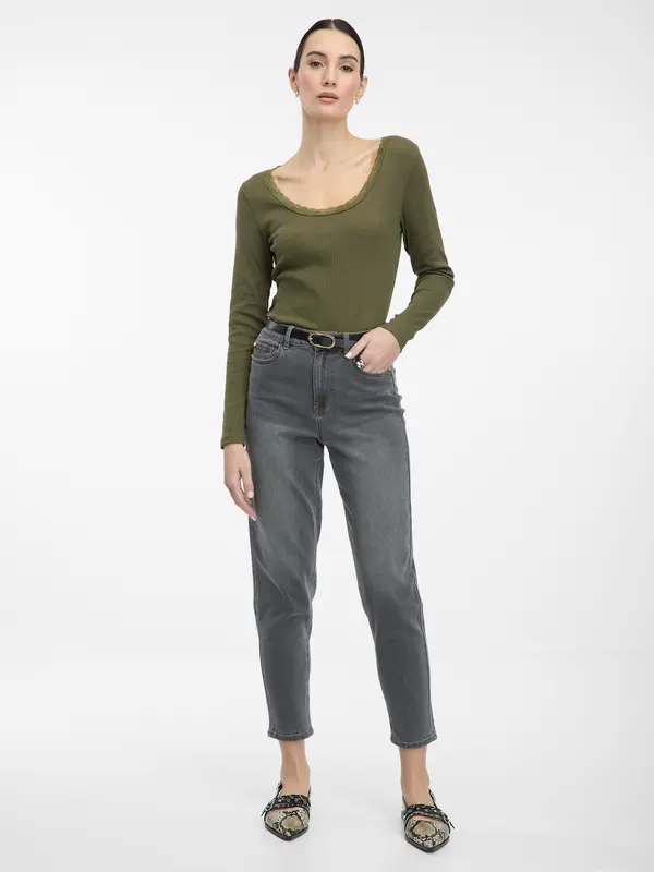 Orsay Grey women's mom jeans ORSAY - Women's