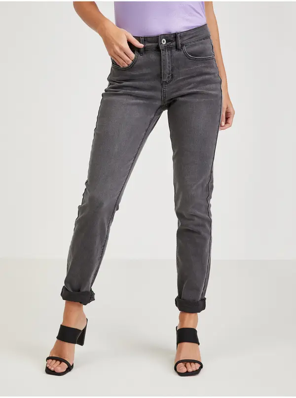 Orsay Grey Womens Slim Fit Jeans ORSAY - Women