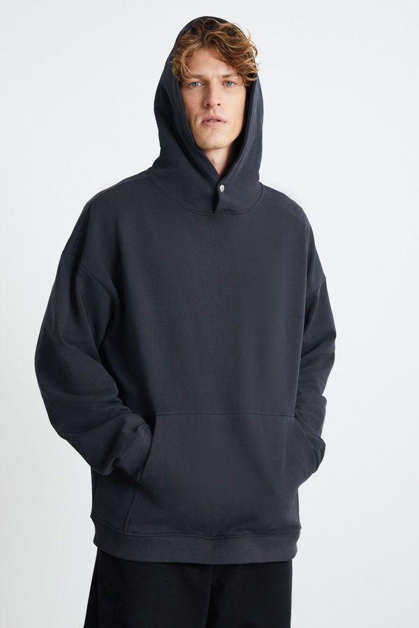 GRIMELANGE GRIMELANGE SANDER Men's Anthracite Sweatshir