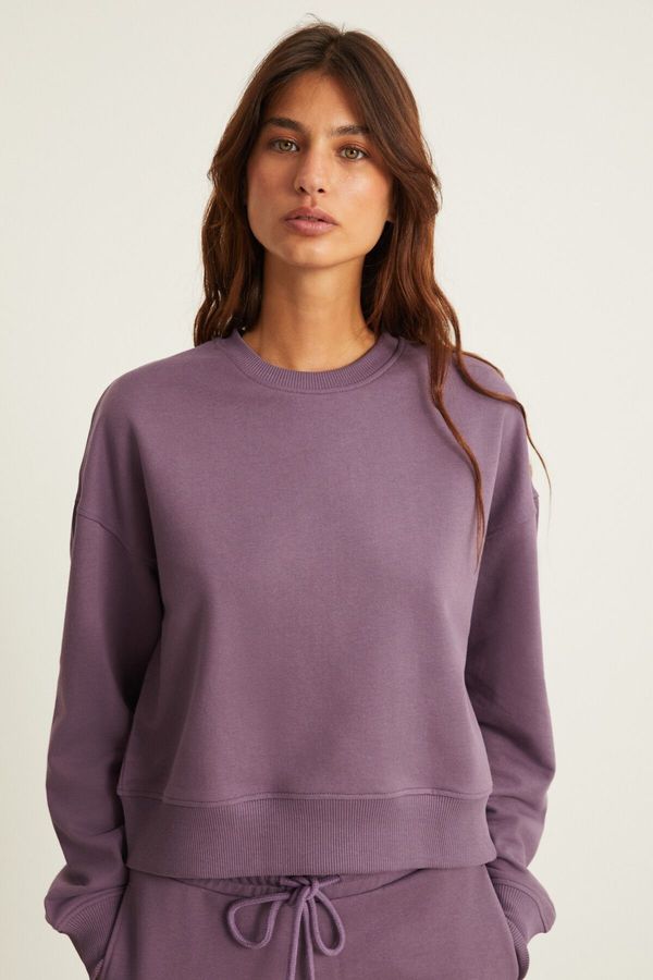 GRIMELANGE GRIMELANGE VESNA Women's Regular Purple Sweatshirt