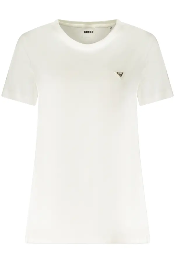 GUESS JEANS GUESS bela majica s kratkimi rokavi