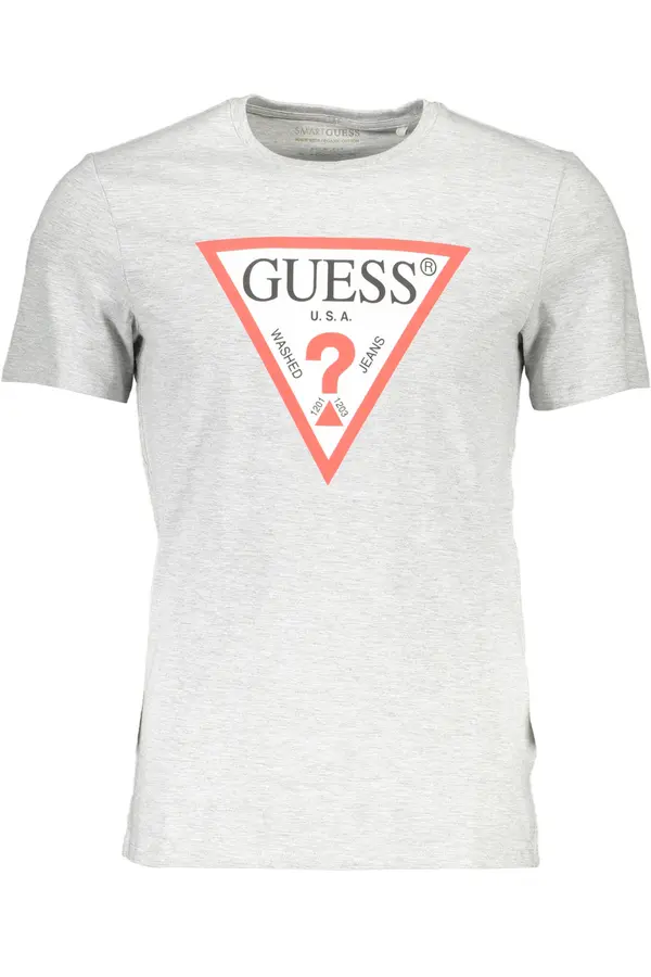 GUESS JEANS GUESS JEANS SHORT SLEEVE T-SHIRT MEN GREY