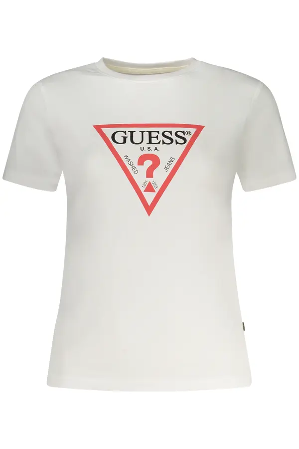 GUESS JEANS GUESS JEANS SHORT SLEEVE T-SHIRT WOMEN WHITE