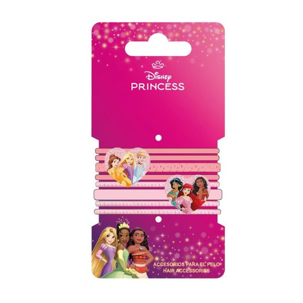 Princess HAIR ACCESSORIES ELASTIC 8 PIECES PRINCESS