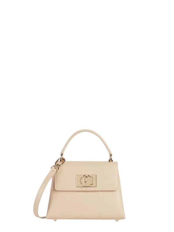 Furla Handbag - FURLA 1927 MINI TOP HANDLE - ARES beige