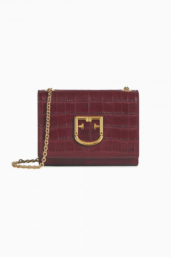 Furla Handbag - FURLA VIVA MINI POCHETTE red