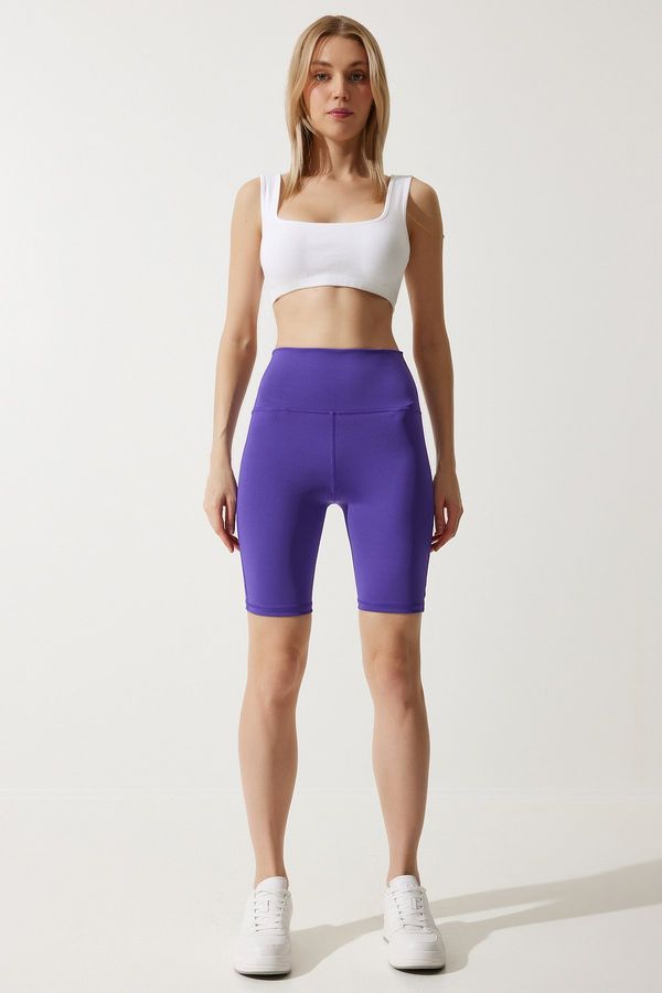 Happiness İstanbul Happiness İstanbul Women's Purple High Waist Recovery Cycling Tights