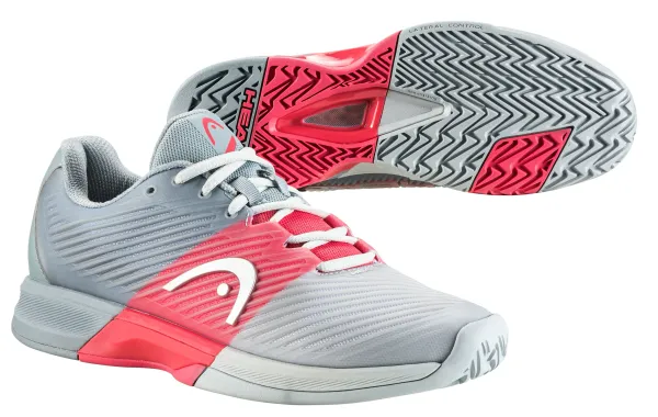 Head Head Revolt Pro 4.0 AC Grey/Coral EUR 40 Women's Tennis Shoes