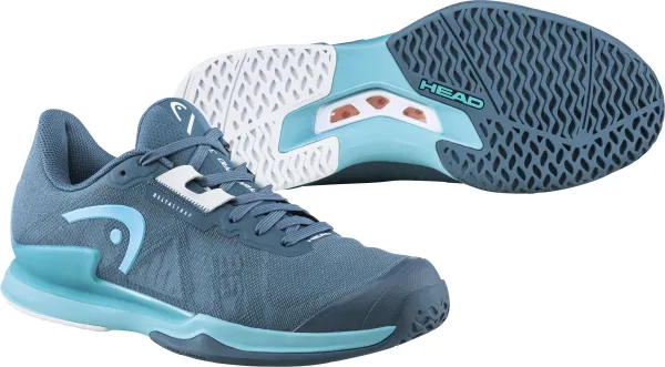 Head Head Sprint Pro 3.5 AC Grey/Teal Women's Tennis Shoes EUR 40.5