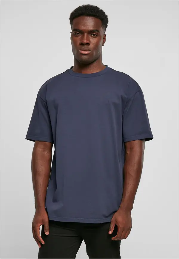 Urban Classics Heavy Oversized Garment Dye Tee Dark Blue