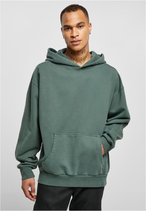 UC Men Heavy Terry Garment Dye Hoody bottlegreen