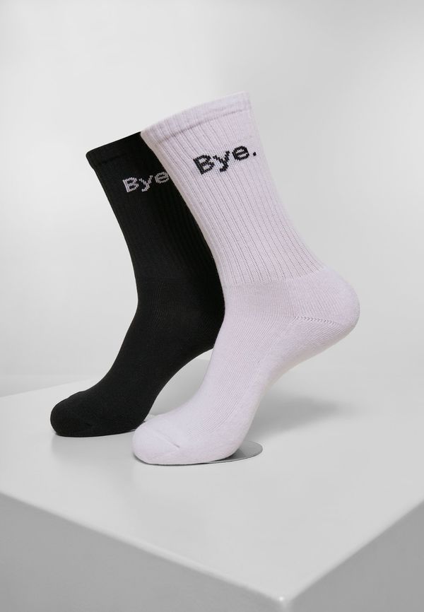 MT Accessoires HI - Bye Socks Short Pack 2-Pack Black/White