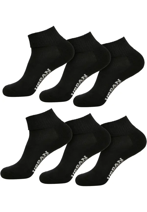Urban Classics High sneaker socks 6-Pack black