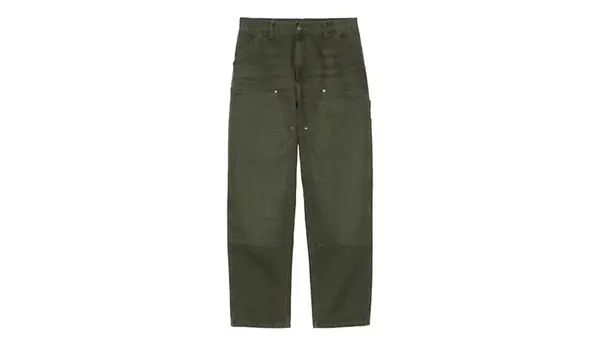 Carhartt Wip Hlače Carhartt WIP Double Knee Pant zelene barve