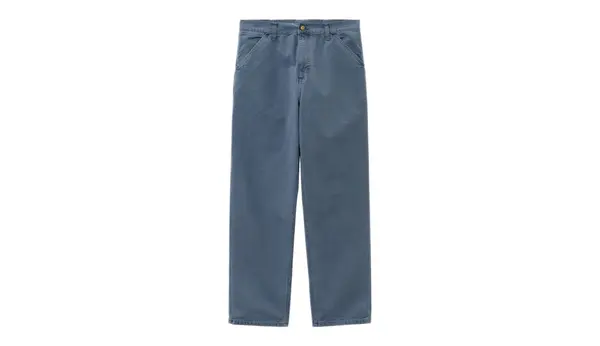 Carhartt Wip Hlače Carhartt WIP Single Knee, kamnito modre