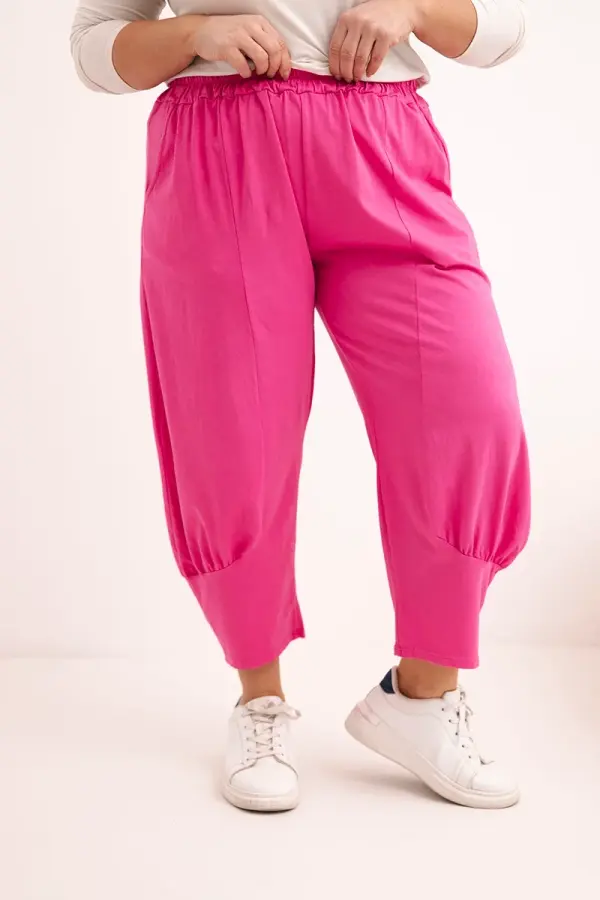 Kesi Włoski Hlače z nizkim pasom Kesi Włoski Plus Size