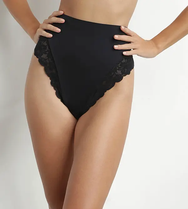 DIM Hlačke z visokim pasom DIM DELICATE