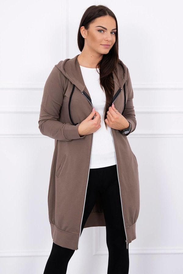 Kesi Hooded dress and hooded cappuccino