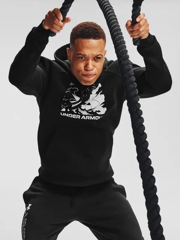 Under Armour Hoodie Under Armour UA Rival Fleece Box Logo HD-BLK