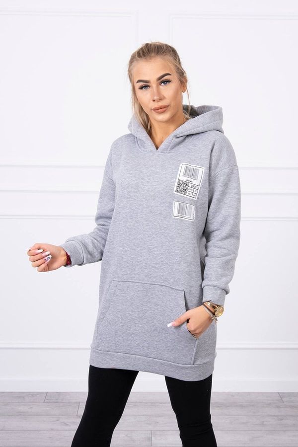 Kesi Hoodie with grey patches