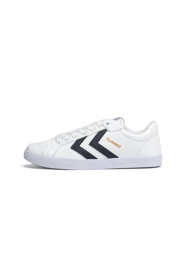 Hummel Hummel Deuce Court Tonal Unisex White Sneakers.