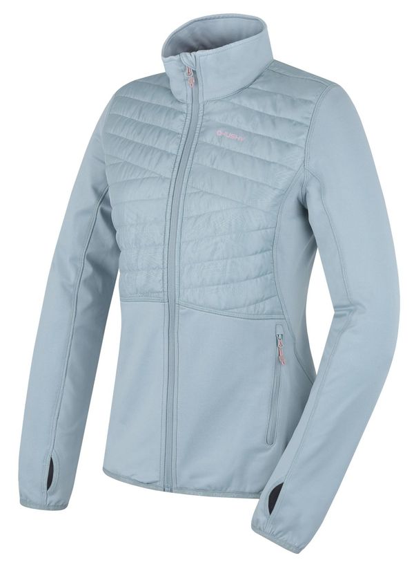 HUSKY HUSKY Airy L faded mint women's zip-up sweatshirt