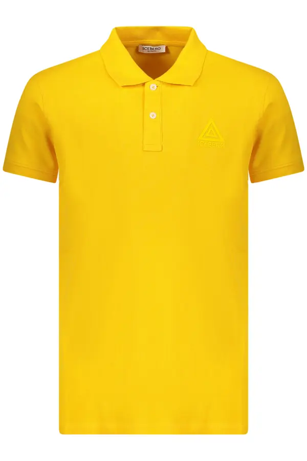 ICEBERG ICEBERG Moška polo majica s kratkimi rokavi rumena