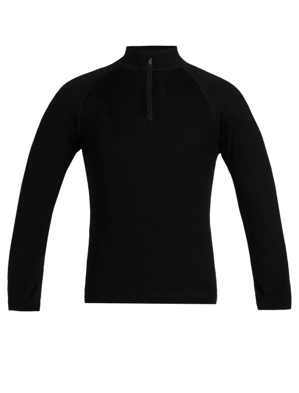 Icebreaker Icebreaker K 260 Tech LS Half Zip T-Shirt BLACK