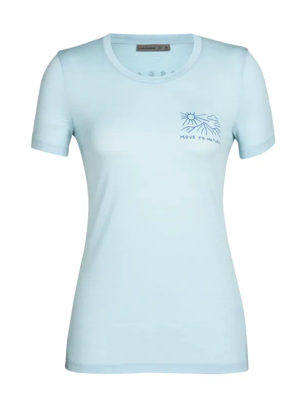 Icebreaker Icebreaker Tech Lite II SS Tee Mountain Lake Haze Women's T-Shirt