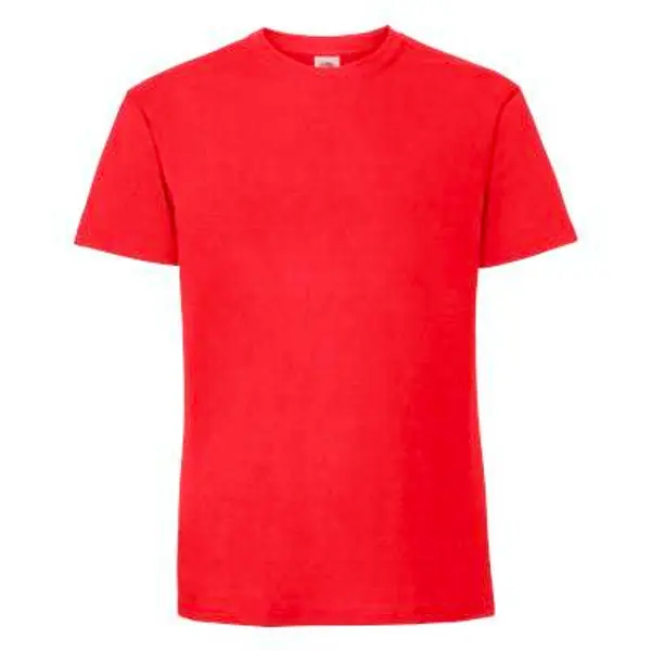 Fruit of the Loom Iconic 195 Ringspun Premium Fruit of the Loom Men's Red T-shirt