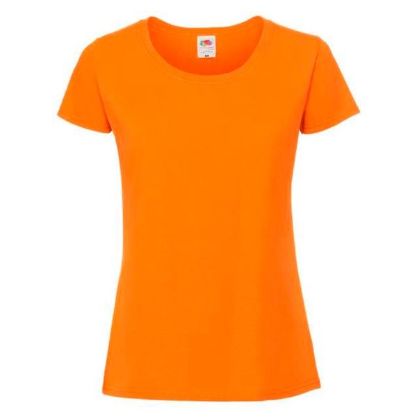 Fruit of the Loom Iconic 195 Ringspun Premium Premium Fruit of the Loom Orange T-shirt