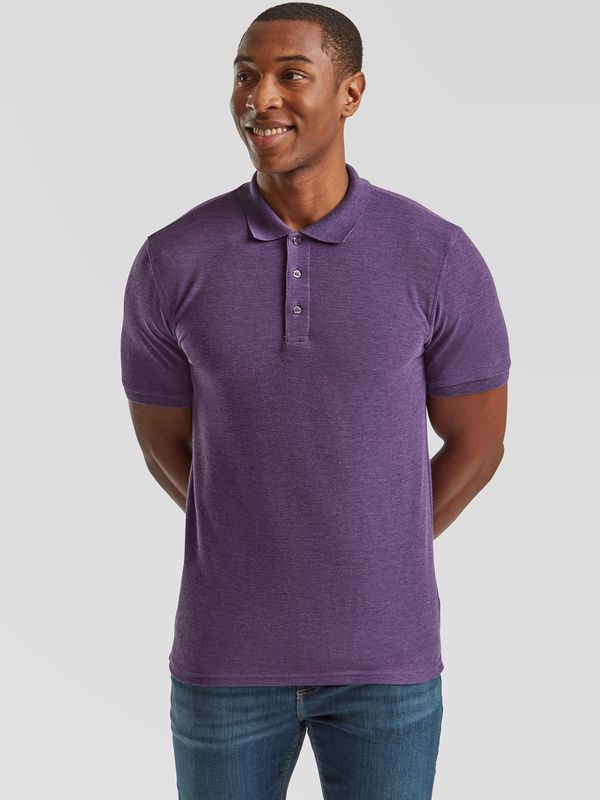 Fruit of the Loom Iconic Polo Friut of the Loom Purple Men's T-shirt