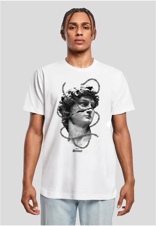 Mister Tee I'm A Sinner Tee white