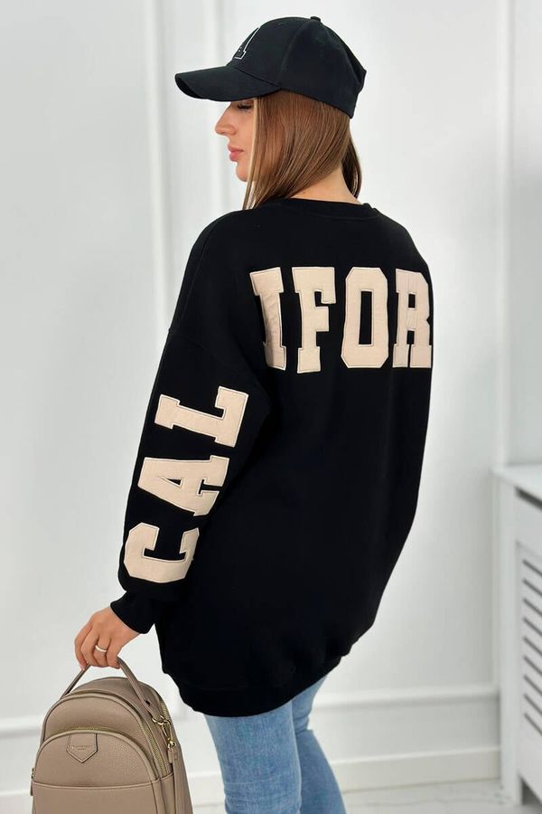 Kesi Insulated sweatshirt with California black inscription