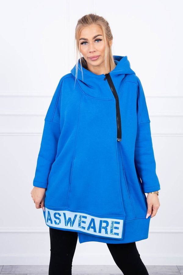 Kesi Insulated sweatshirt with zipper blue-purple