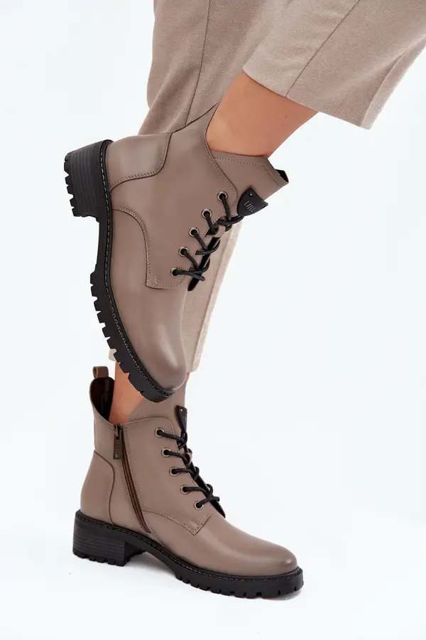 VINCEZA Insulated Women's Block Heel Boots Vinceza