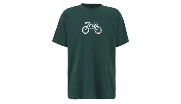 IrieDaily IrieDaily Daily Bike zelena majica s kratkimi rokavi