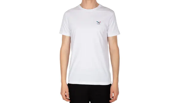 IrieDaily IrieDaily Iriedescent Flag Tee Bela majica s kratkimi rokavi