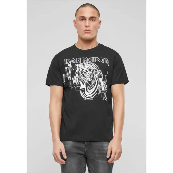Brandit Iron Maiden Tee Shirt Design 3 (glows in dark pigment) black