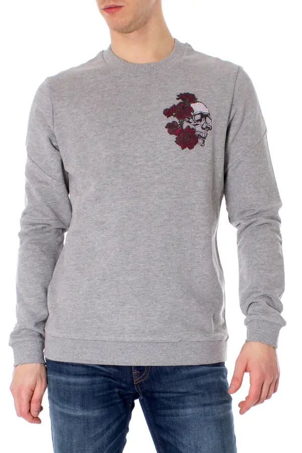 Jack & Jones Jack Jones siva jopa s potiskom