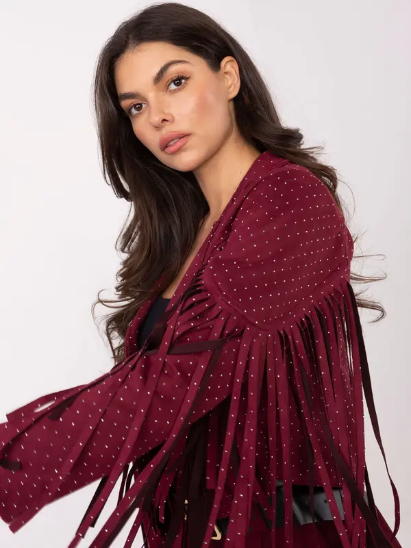 Italy Moda Jacket-IT-KR-21698.29P-burgundy