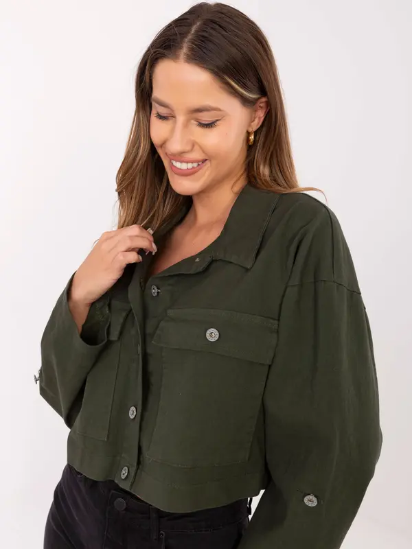RUE PARIS Jacket-IT-KR-FL7029.72-khaki