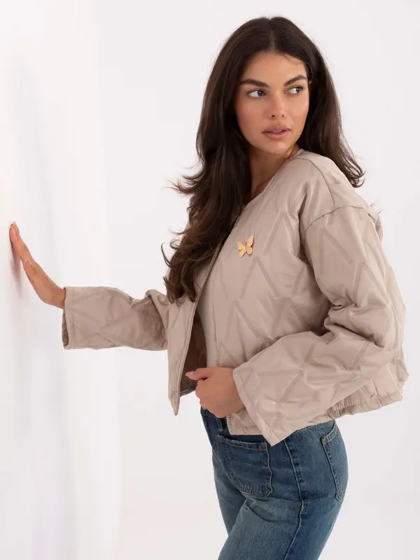 RUE PARIS Jacket-IT-KR-FL8357.82-beige