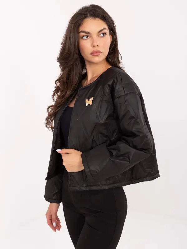 RUE PARIS Jacket-IT-KR-FL8357.82-black