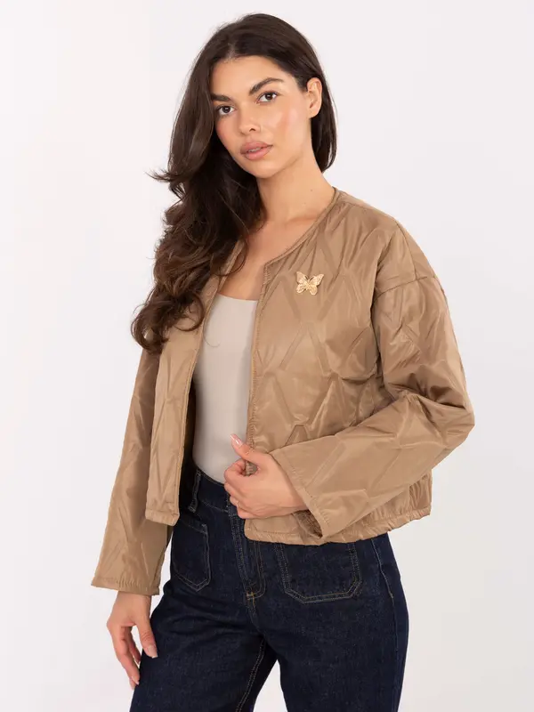 RUE PARIS Jacket-IT-KR-FL8357.82-camel