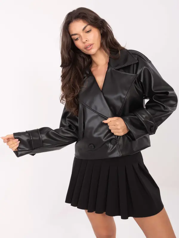 RUE PARIS Jacket-IT-KR-FL9558.60-black