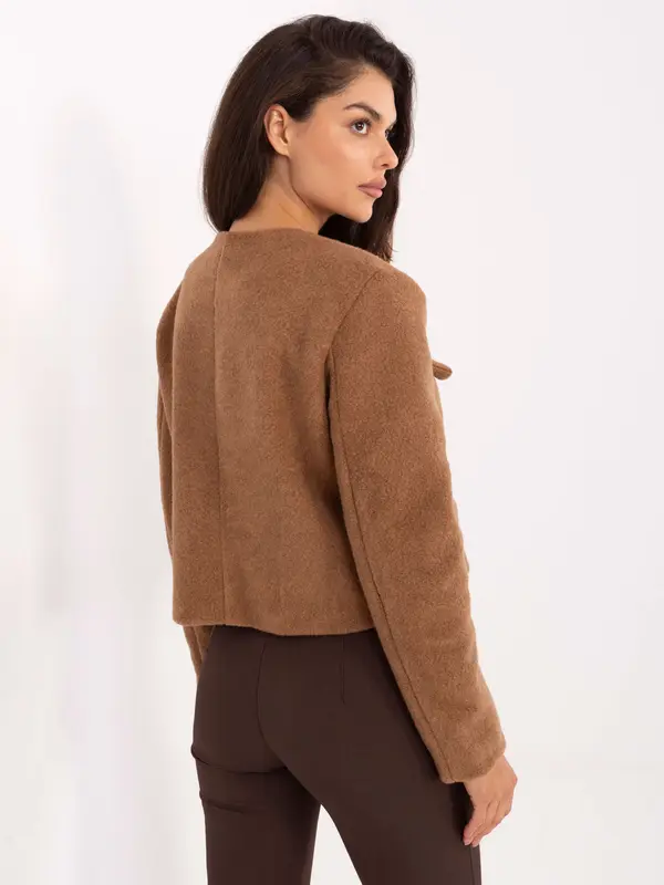 RUE PARIS Jacket-IT-KR-FL9586.64-camel
